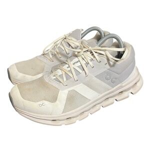 On Running Cloudrunner Women's Size 10 'White/Frost' Running Shoes Sneaker